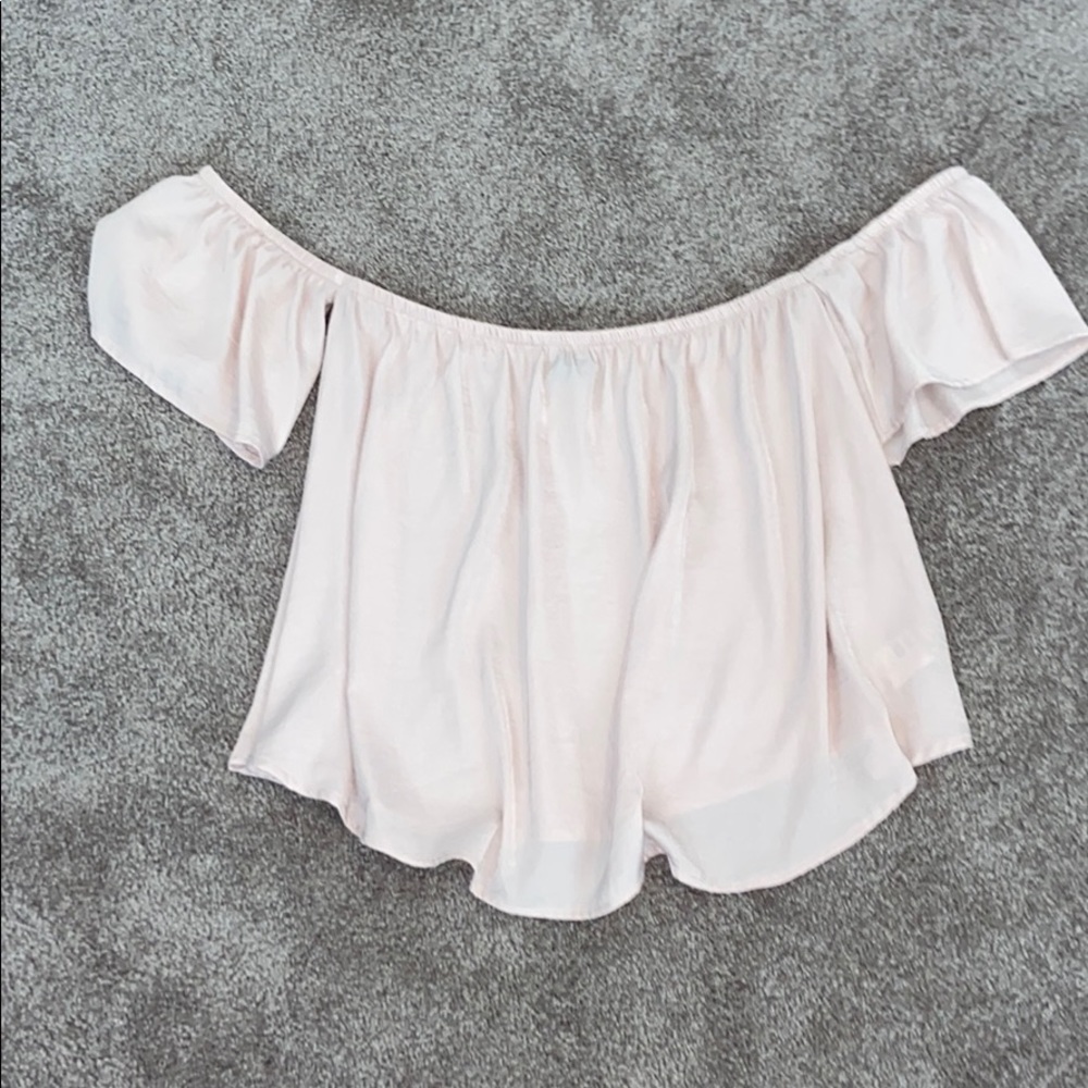 American eagle off the shoulders top